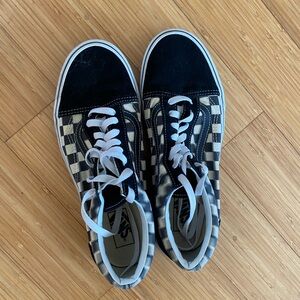 Men’s checkered Vans